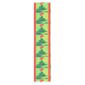 Court Chemin de table arbre de Noël (Devant)