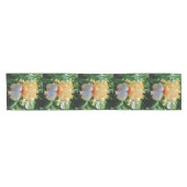 Court Chemin de table botanique Iris jaune 14" X 72" (Horizontal)