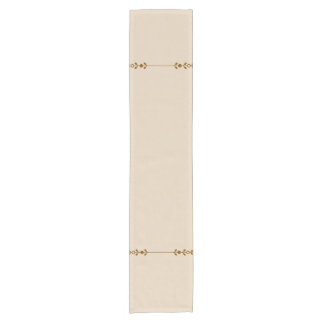 Court Chemin de table botanique neutre de style ferme