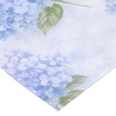 Court Chemin de table côtier aquarelle Hydrangea bleu (Coin)
