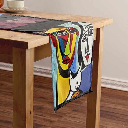 Court Chemin de table d'art abstrait (In Situ)