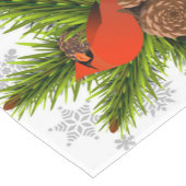 Court Chemin de table de Noël aux pommes de pin et au ca (Coin)