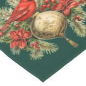 Court Chemin de table de Noël Cardinal (Coin)