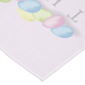 Court Chemin de table de Pâques avec lapin blanc (Coin)