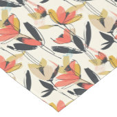 Court Chemin de table floral abstrait moderne de printem (Coin)