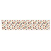 Court Chemin de table floral abstrait moderne de printem (Horizontal)