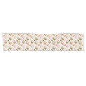 Court Chemin de table floral botanique printemps moderne (Horizontal)