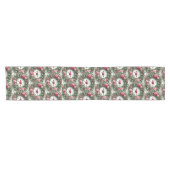 Court Chemin de table floral rose (Horizontal)