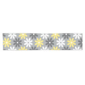 Court Chemin de Table Florale gray and yellow (Horizontal)