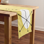 Court Chemin de table Jaune Éblouissant (In Situ)