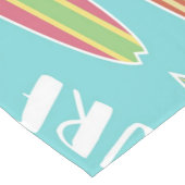 Court Chemin de table planche de surf bleue (Coin)