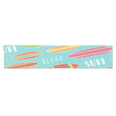 Court Chemin de table planche de surf bleue (Horizontal)