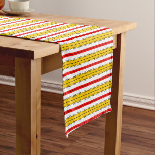 Court Chemin de table Rayure espagnole