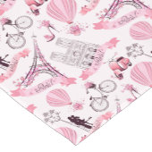 Court Chemin de table rose de Paris (Coin)