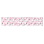 Court Chemin de table rose de Paris (Horizontal)
