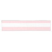 Court Chemin de table rose et blanc rayé (Horizontal)