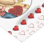 Court Chemin de table Saint-Valentin (Coin)