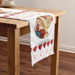 Court Chemin de table Saint-Valentin