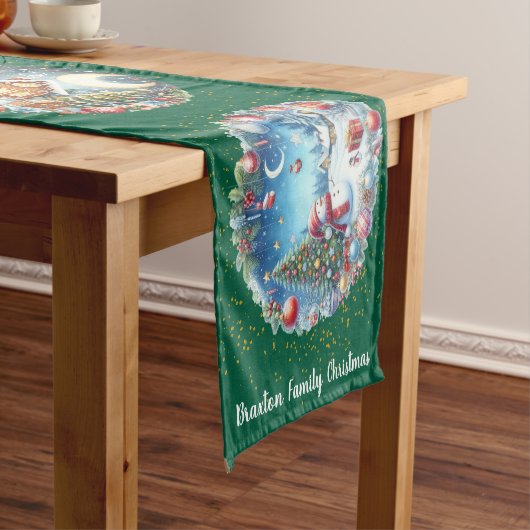 Court Chemin de table scènes de Noël (In Situ)