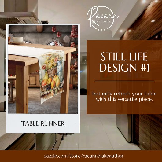 Court Chemin de table Still Life Design #1