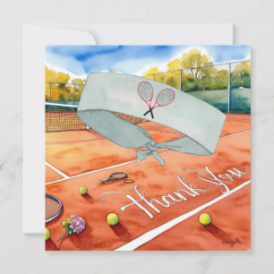 Court de tennis avec court de Merci sur le court