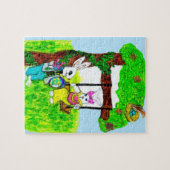 COURT EASTER BUNNY puzzle (Horizontal)