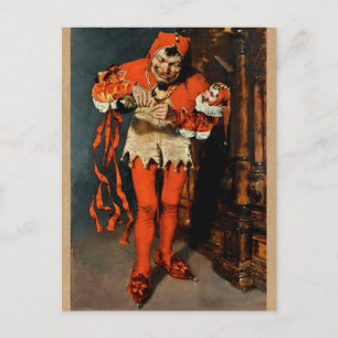 Court Jester William Merritt Chase Art Briefkaart