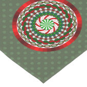 Court Le chemin de table des couleurs de Noël (Coin)