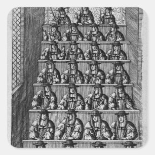 Court of Aldermen, c.1690 Vierkante Sticker