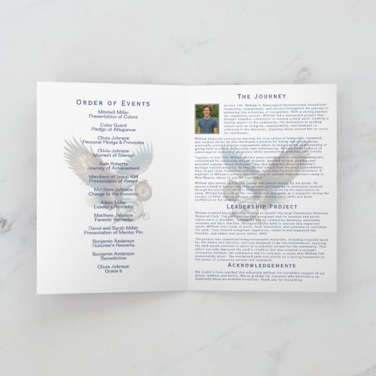 Court of Honor Program Programma (Binnen)