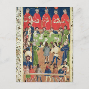 Court of King's Bench, Westminster Hall, c.1460 Briefkaart