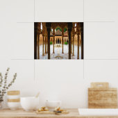 Court of the Lions, Alhambra, Spanje - Poster (Keuken)