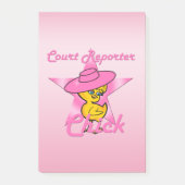 Court Reporter Chick #8 Post-it® Notes (Voorkant)