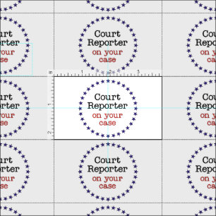 Court Reporter Hoesje Stof