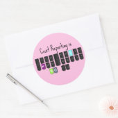 Court Reporting is Cool Steno Toetsenbord Stickers (Envelop)