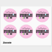 Court Reporting is Cool Steno Toetsenbord Stickers (Vel)