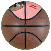 Court Side Custom Basketball Red Basketbal (Rechts)