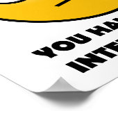 Courte affiche intéressante de la période amusante (Coin)