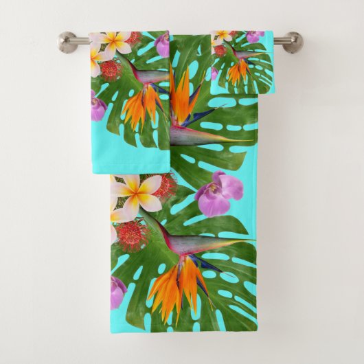 courtepointe hawaïenne contemporaine tropicale (En situation)