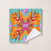 courtepointe hawaïenne contemporaine tropicale (Gant de toilette)