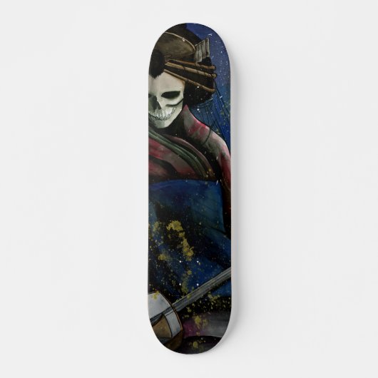 Courtesan en Samisen Skateboard (Voorkant)