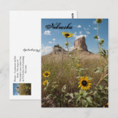Courthouse and Jail Rock, Nebraska Briefkaart (Voorkant / Achterkant)