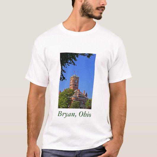 Courthouse Bryan, Ohio T-shirt (Voorkant)