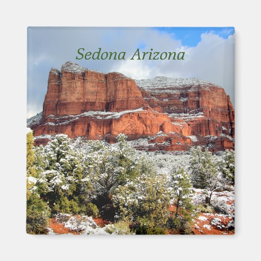 Courthouse Butte, Sedona Arizona Magnet Magneet (Voorkant)