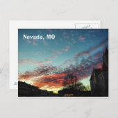 Courthouse en sunset briefkaart (Voorkant / Achterkant)