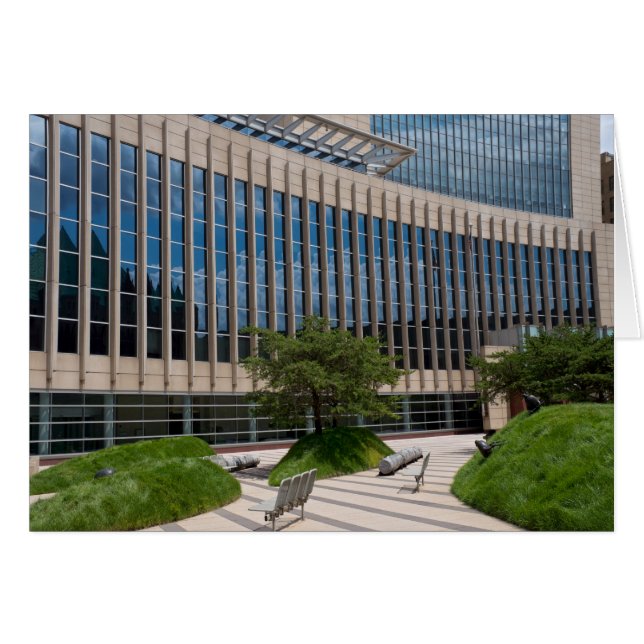 Courthouse Facade en Plaza in Minneapolis (Voorkant Horizontaal)