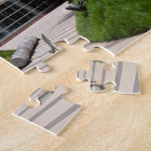 Courthouse Facade en Plaza in Minneapolis Legpuzzel (Zijkant)