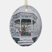 Courthouse Gazebo in Snow Keramisch Ornament (Rechts)