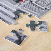 Courthouse Gazebo in Snow Legpuzzel (Zijkant)