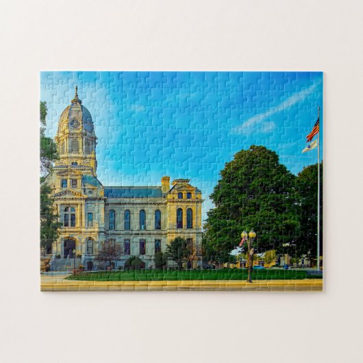 Courthouse Kosciusko Indiana. Legpuzzel (Horizontaal)